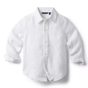 Boys Janie & Jack Classic Linen Shirt, Size 7